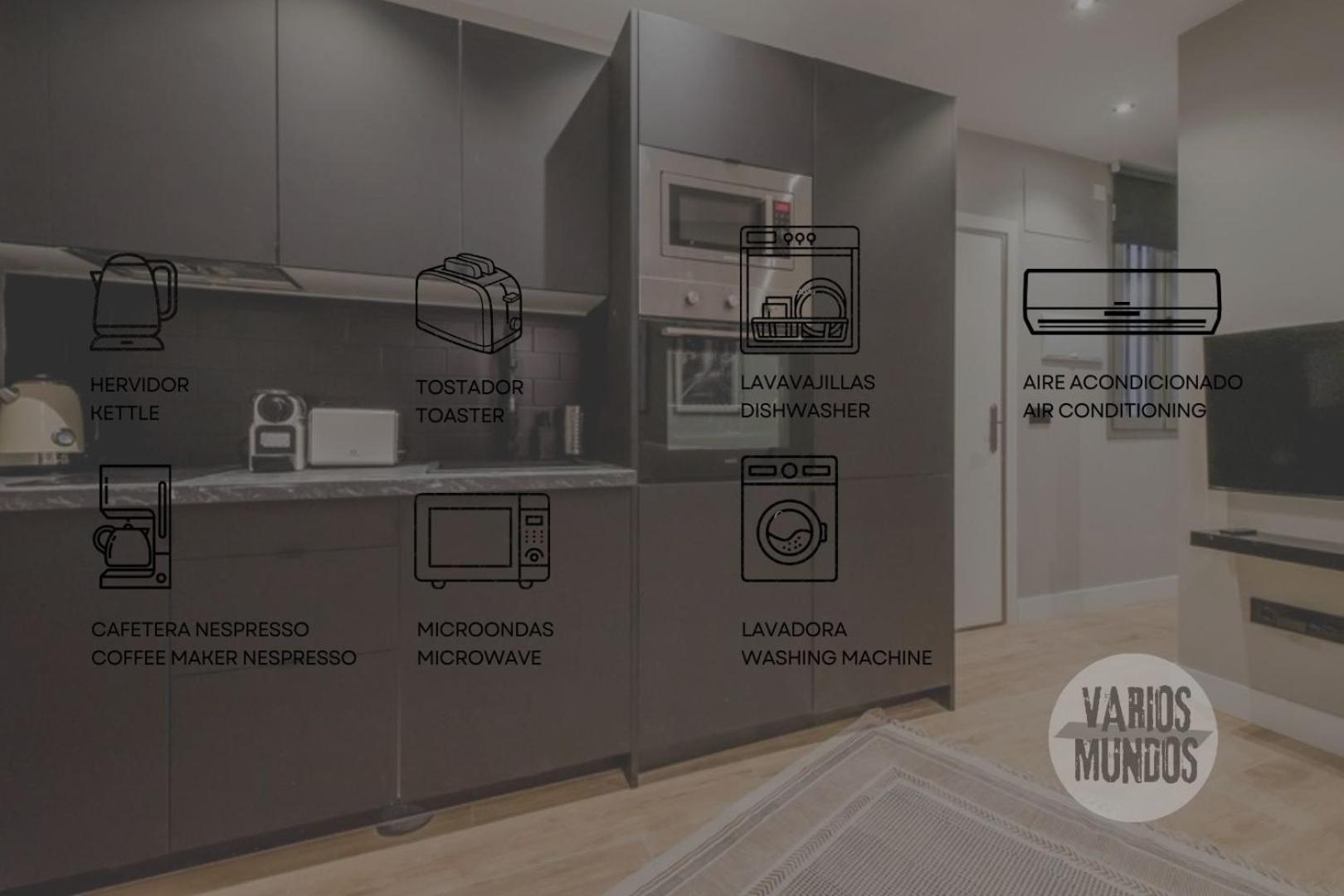 Urban And Central Apt 5Pax En Calle Silva-Gran Via E2 มาดริด ภายนอก รูปภาพ
